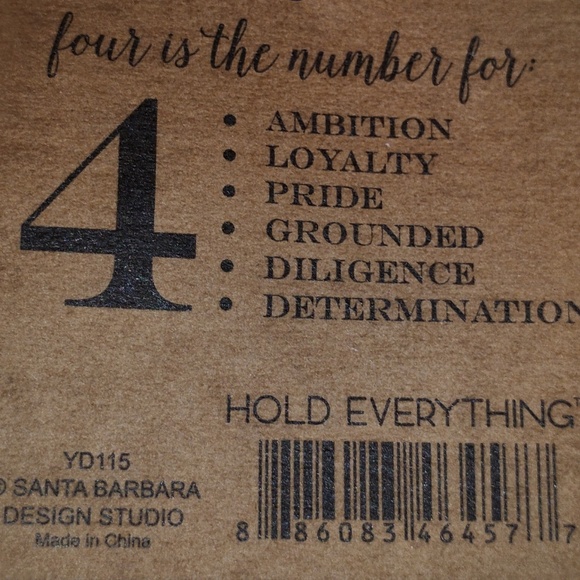 SANTA  BARBARA DESIGN:  NO 4 Washable Sturdy Storage Tote / Shopper / Organizer - Picture 6 of 6